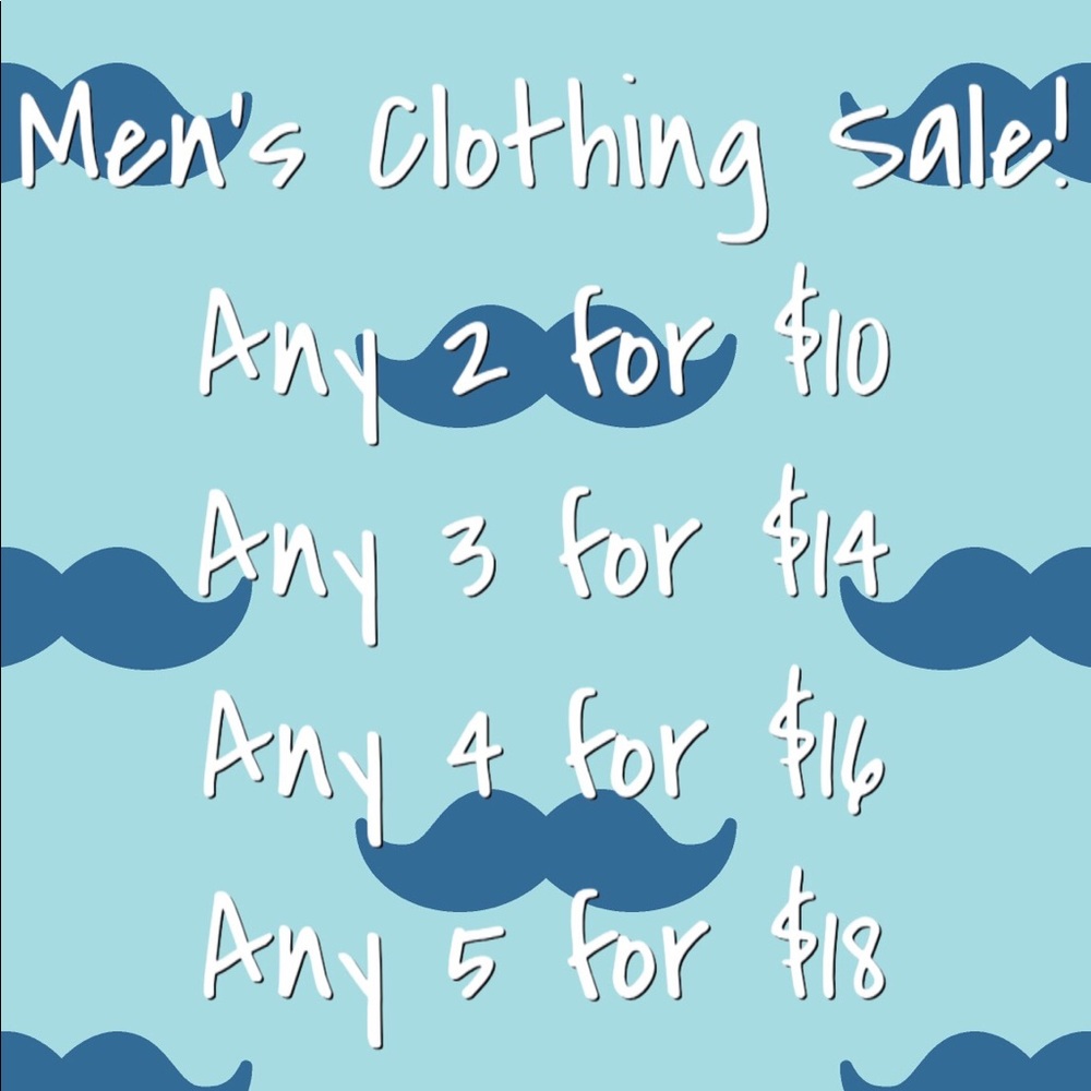Men’s Clothing Bundle Deal!